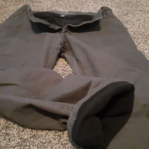 Men's fleece lined Gray pants 36x32